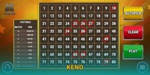 Keno: Trò chơi may mắn – Cơ hội trúng lớn tại 88goals